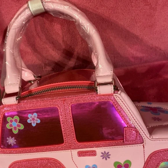 NWT Malibu Barbie Dolls Kill lets go party Jeep Crossbody Bag - Picture 4 of 8